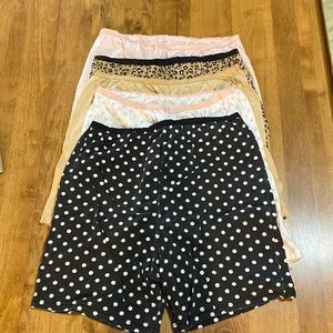 Lot of 5 Women’s boxers, Size 9